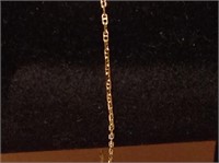 18K Gold Fancy Link Bracelet Delicate