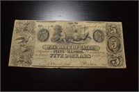 1840 Bank Of Cairo Illinois  Dollar Note