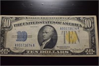 1934 Silver Cert. $10