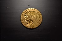 1911 Indian Head  2.5 Gold