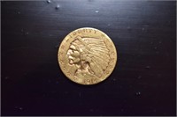 1914D Indian Head  2.5 Gold