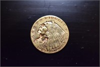 1914D Indian Head  2.5 Gold