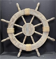 Nautical Ship Wheel Decor