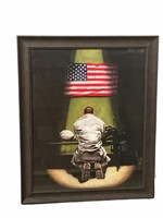 American Soldier Framed Print