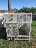 Aluminum single dog cage