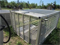 Large aluminum dog cage