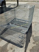 Collapsible Wire Container - 48 x 40 x 42 1/2