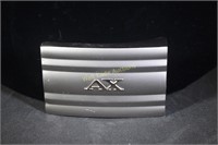 Belt Buckle Silver Plated AX Buckle Approx. 2