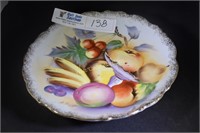 Plate Hand Painted Vintage S. Kuzuya Fruit Plate