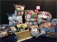Bags of Buttons, Crochet, Ribbon