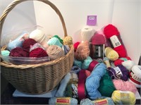 Another Basket Filled with Yarn