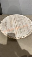 16.5” Beaded Wooden Lazy Susan