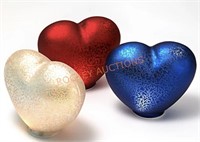 Illuminated Mercury Glass Hearts