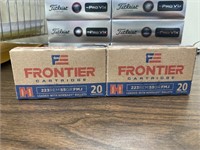 (40rds ) Hornady Frontier .223 55gr FMJ - HARD TO
