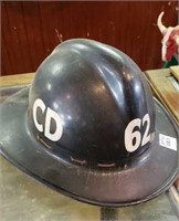 Vintage Skullgard Fireman's hat Civil Defense