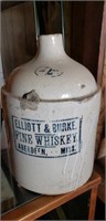 Elliott & Burke Whiskey jug 2 gal Aberdeen, Miss