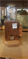 Wooden Gumball or M&M Dispenser