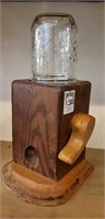Wooden Gumball or M&M dispenser