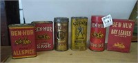 Vintage Spice Containers