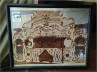 Framed Picture "Queen Maudine" 101 Key Organ