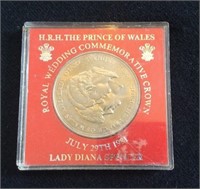 1981 Royal Wedding Commemorative Coin