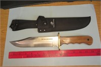 Winchester Knife with Sheath Total 15" long