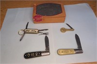 Pocket Knives&Sm Cigar Box Barlows, Ford, Carter