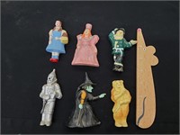 6 pc Wizard of Oz Magnets 1989 Series