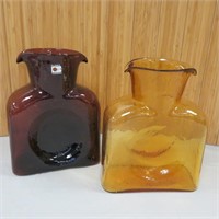 Blenko Art Glass Water Jars