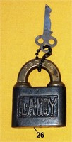 H.S.B.&CO. IL-A-NOY brass lock