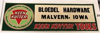 Keen Kutter sign MALVERN, IOWA