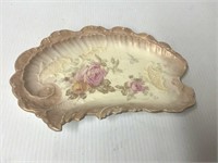 POINTONS FLORAL DISH ABOUT 11 INCHES TALL