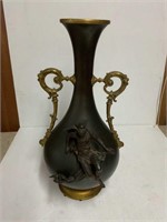 METAL WATERING URN ABOUT 20 INCHES TALL