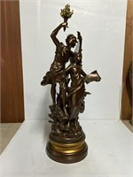 COPPER STATUETTE ABOUT 26 INCHES TALL