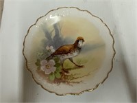 CORONET BIRD DECOR PLATE ABOUT 10 INCHES ACROSS