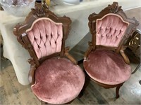 2 VICTORIAN STYLE CHAIRS