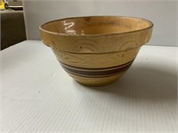 BANDED BOWL ABOUT 4 1/2 INCHES TALL