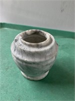 MARBLE URN ABOUT 4 INCHES TALL