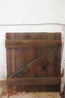 Primitive Barn Gate 35" x 40"