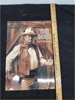 John Wayne Metal Sign