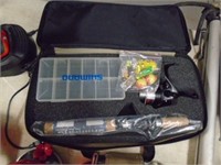 SHIMANO ROD AND REEL AND CASE