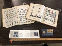 MEDAL, STAMPS AND BOOKS