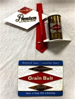 Vintage Grain Belt Beer Display