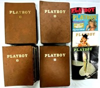 Four ( 4)  Bound Albums of Playboy Magazines