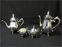 A Silver Plate Tea and Coffee Service
