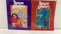 2- DUNCAN & MALLORY COMIC BOOKS 1986-1987