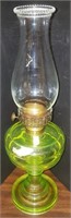 Vaseline glass oil lamp