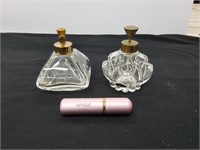 2 Vintage Perfume Bottles & Purse Size Sexual