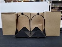 6 Metal Tray Decor/Candle Holders