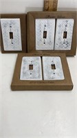 5 NEW METAL SWITCH PLATES